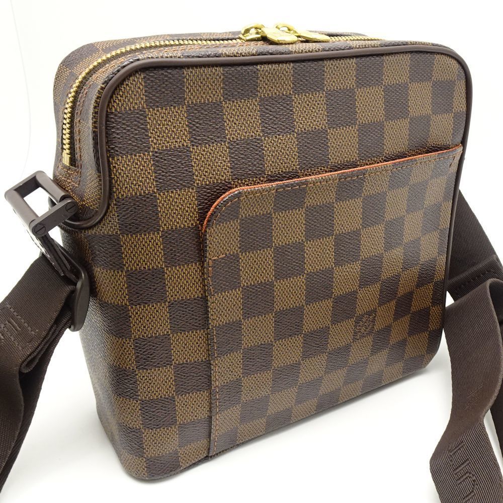 Louis Vuitton Damier Olaf PM Ebene Shoulder Bag Brown - Picture 5 of 8